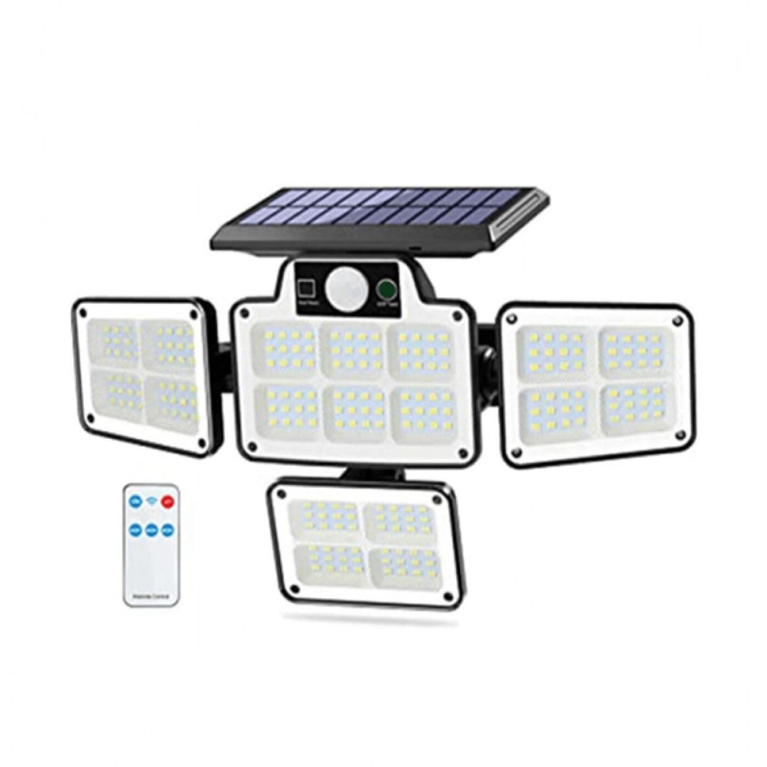 Aerbes Επιτοίχιο Ηλιακό Φωτιστικό με Αισθητήρα Κίνησης και Τηλεχειριστήριο IP65 AB-TA169
