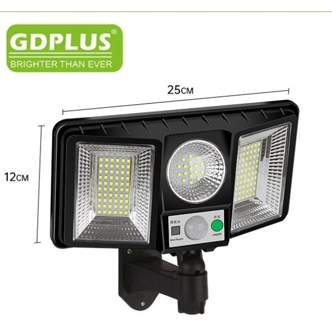 GDPLUS GD-2202 Ηλιακό Φωτιστικό Δαπέδου 2W με Τηλεχειριστήριο IP67 GD-2202