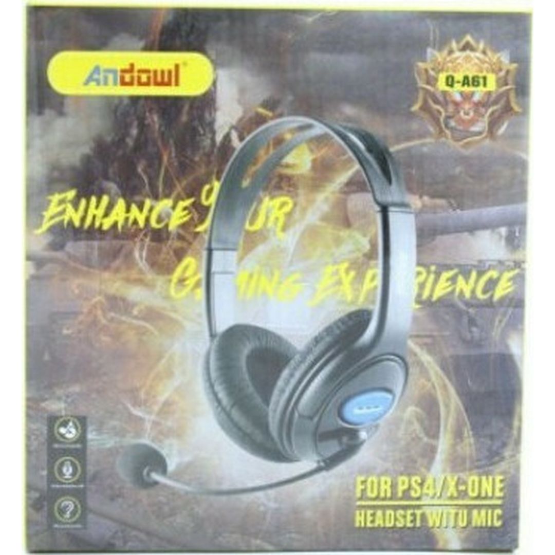 Andowl Q-A61 Over Ear Gaming Headset με σύνδεση 3.5mm