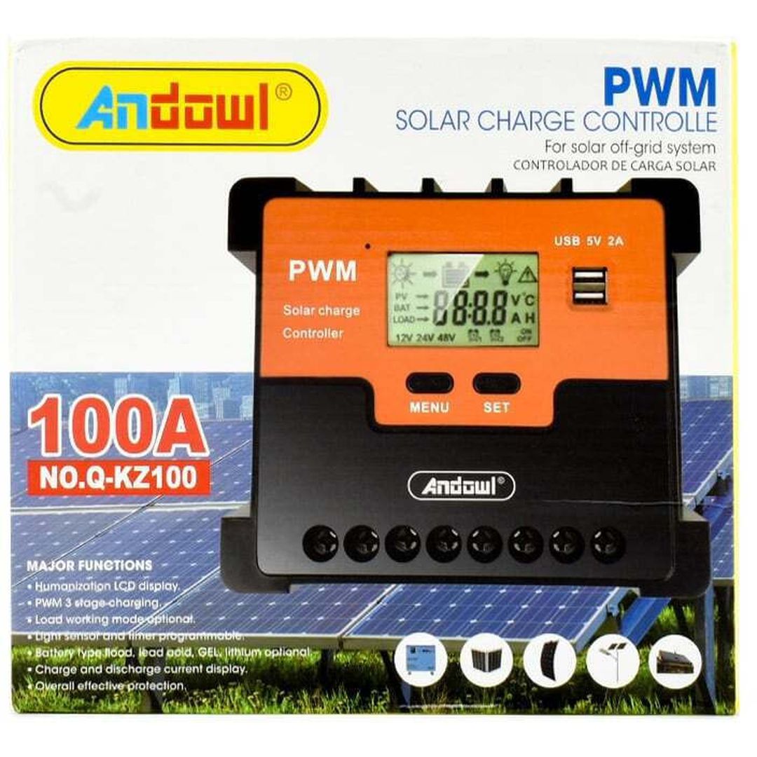 Andowl Q-KZ100 Ρυθμιστής Φόρτισης PWM 24V 100A