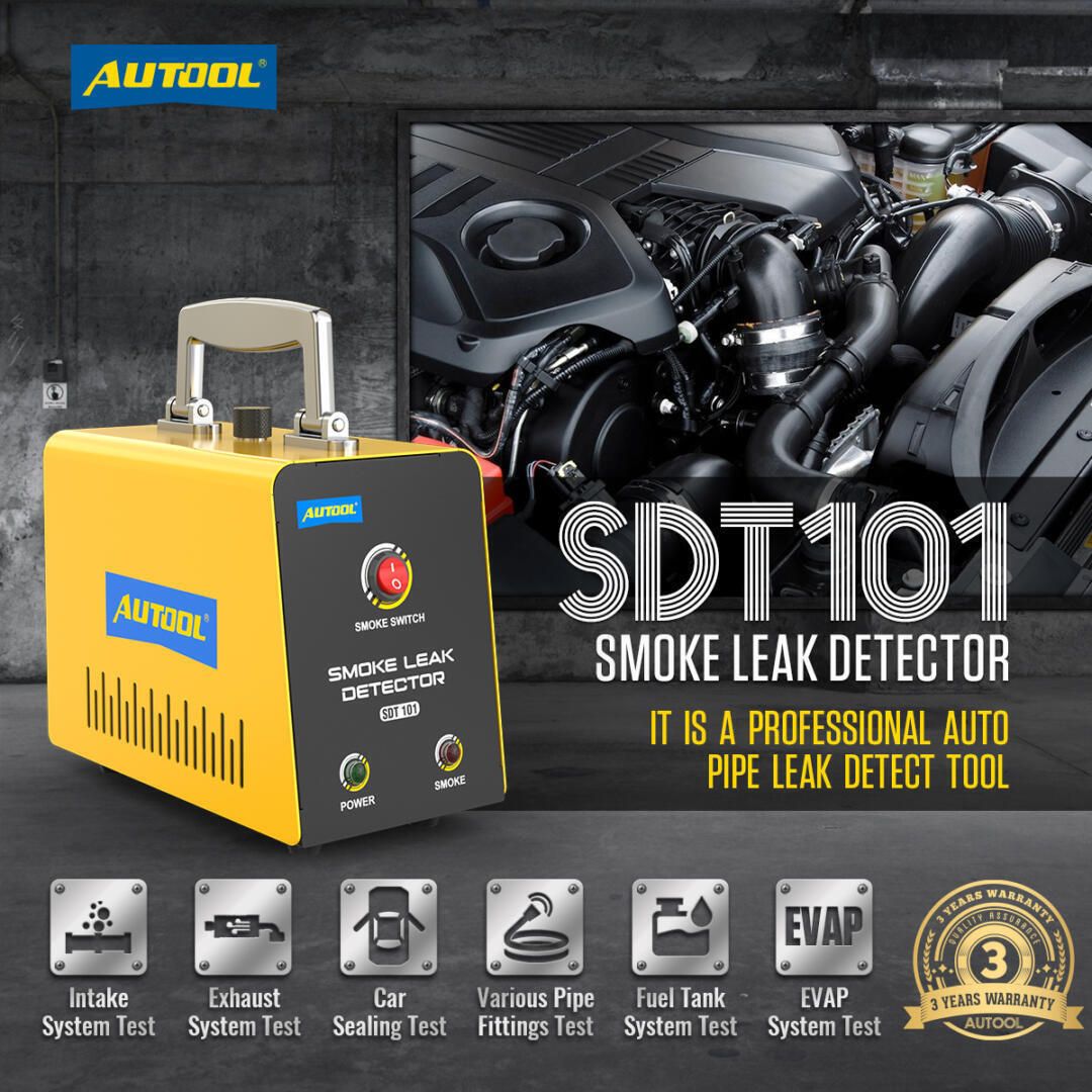 AUTOOL SDT101 Μηχάνημα Ανιχνευτή Καπνού Αυτοκινήτου Για Σύστημα EVAP