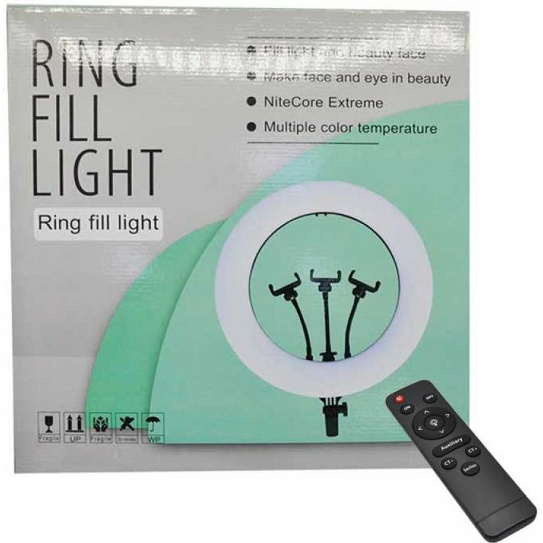 Ring Light KX-818A 45.7cm 2800-6500K με Βάση για Κινητό