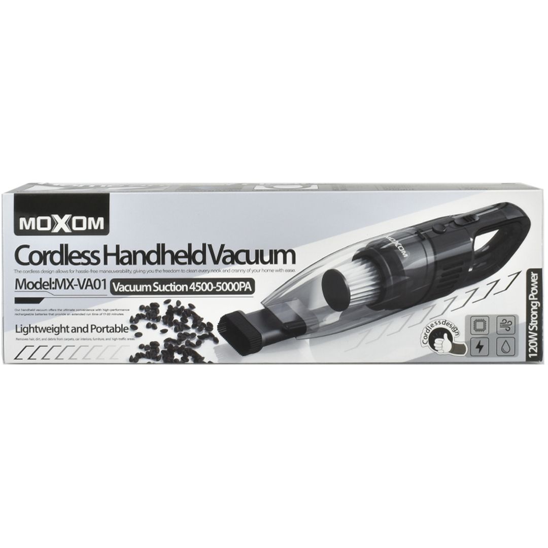 Moxom MX-VA01 Επαναφορτιζόμενο Σκουπάκι Χειρός 7.4V Μαύρο