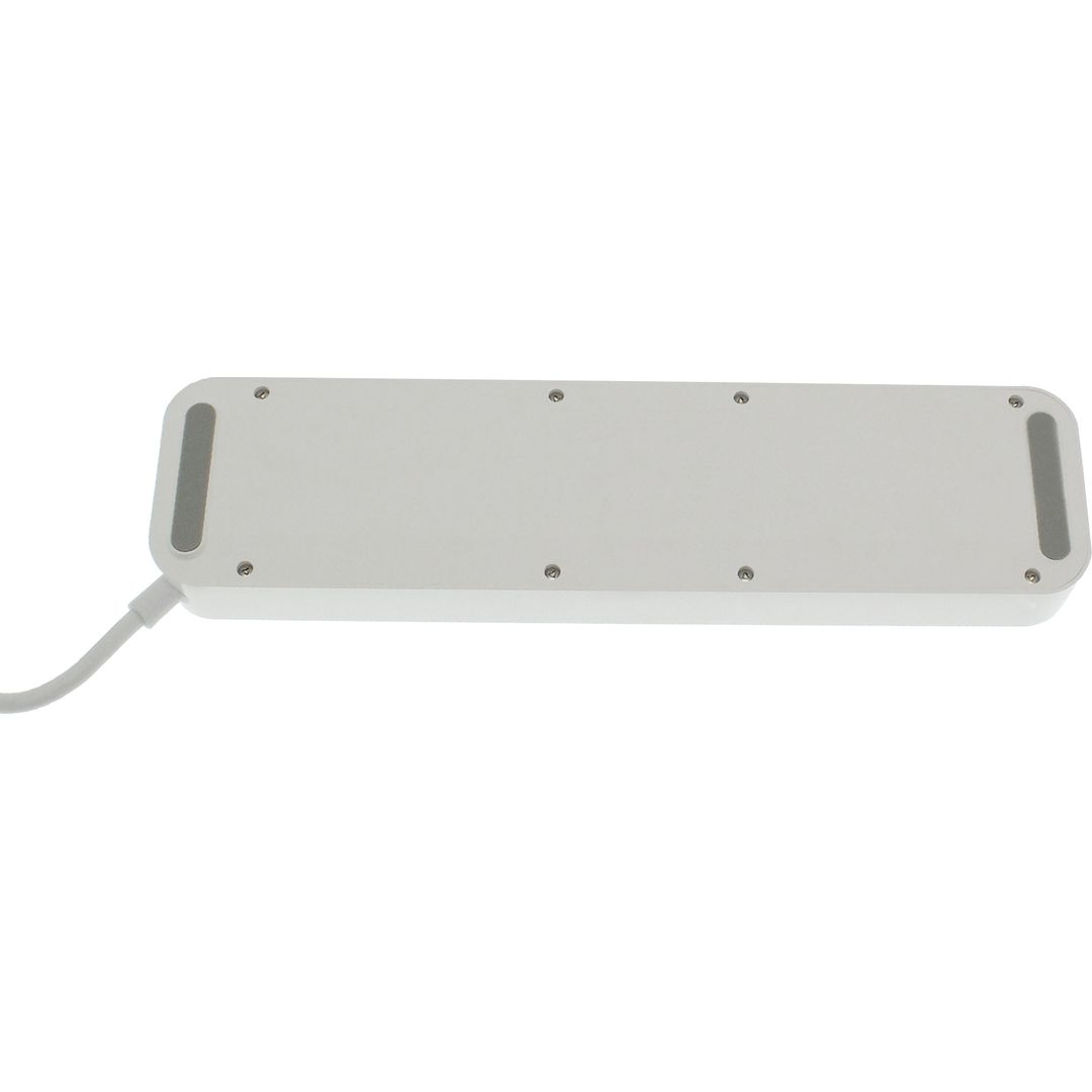 Ldnio Πολύπριζο Ασφαλείας 4 Θέσεων με Διακόπτη, 4 USB και Καλώδιο 2m Λευκό SC4408