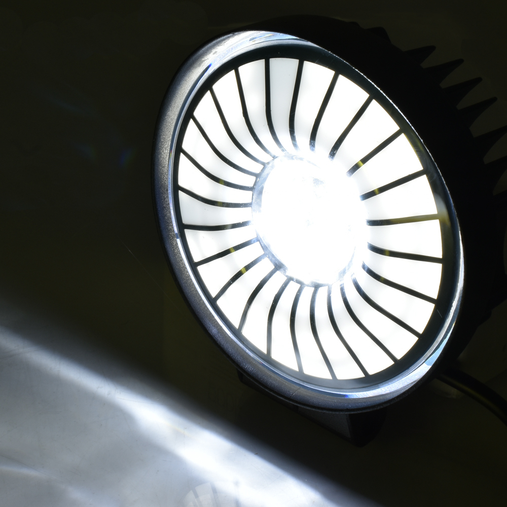 Andowl Στρογγυλός Προβολέας Αυτοκινήτου LED 11.5cm με Λευκό Φωτισμό 1τμχ Q-D16