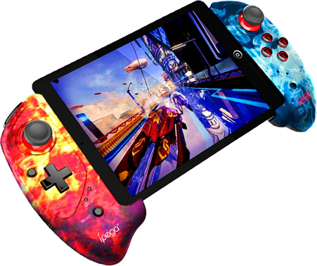 iPega 9083 Red Bat Ασύρματο Χειριστήριο Gamepad για Android / iOS / PC Κόκκινο Μπλε