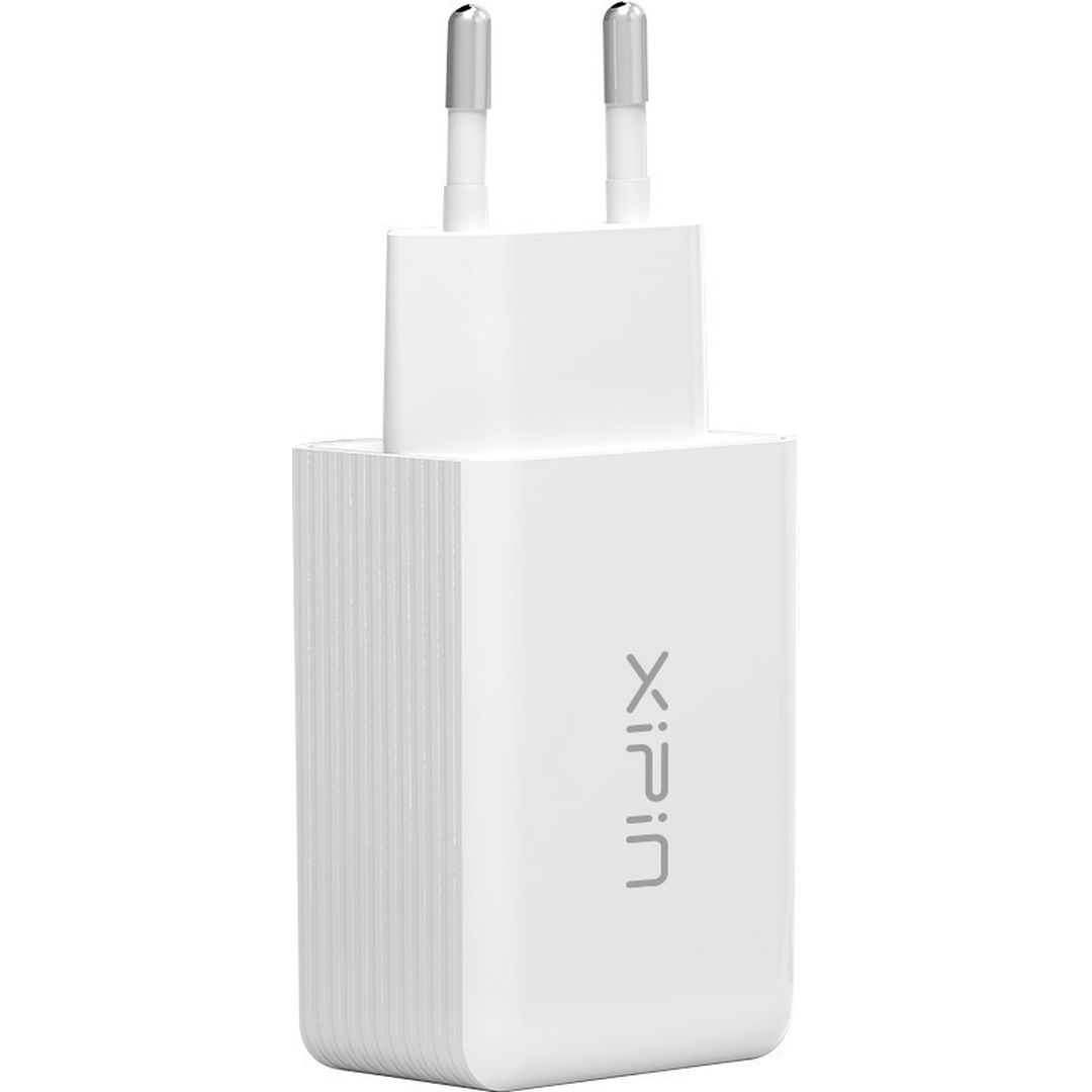 XiPiN EU-08 Φορτιστής Χωρίς Καλώδιο με Θύρα USB-A 20W Quick Charge 3.0 / SuperCharge Λευκός