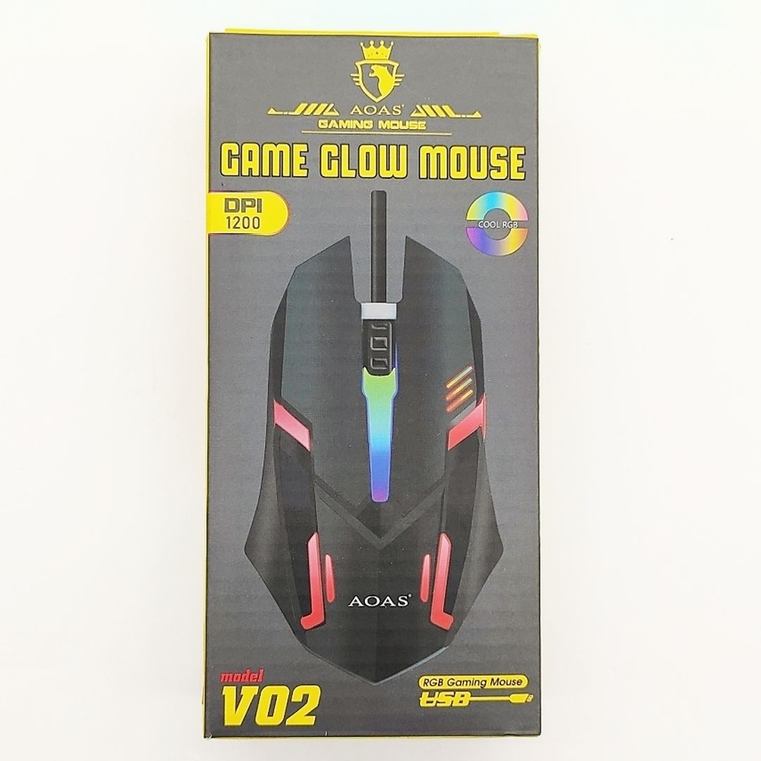 AOAS V02 Gaming Ποντίκι Μαύρο