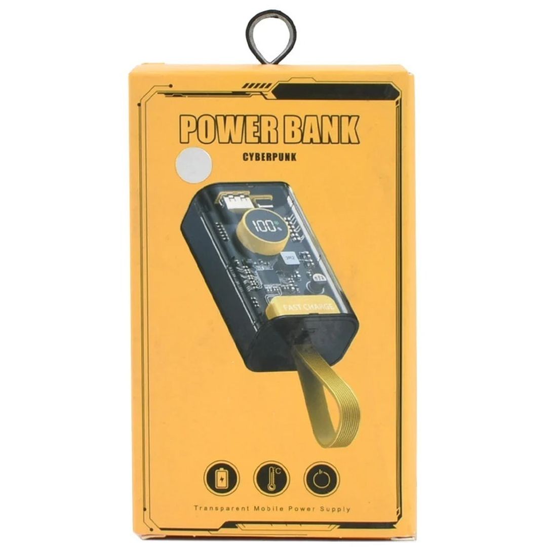 Cyberpunk KY-806 Power Bank 20000mAh 22.5W με Θύρα USB-A και Θύρα USB-C Power Delivery Γκρι