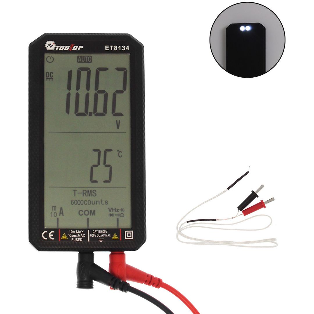 Ψηφιακό Πολύμετρο με Μέτρηση AC / DC / Αντίστασης / Χωρητικότητας / Θερμοκρασίας ET8134