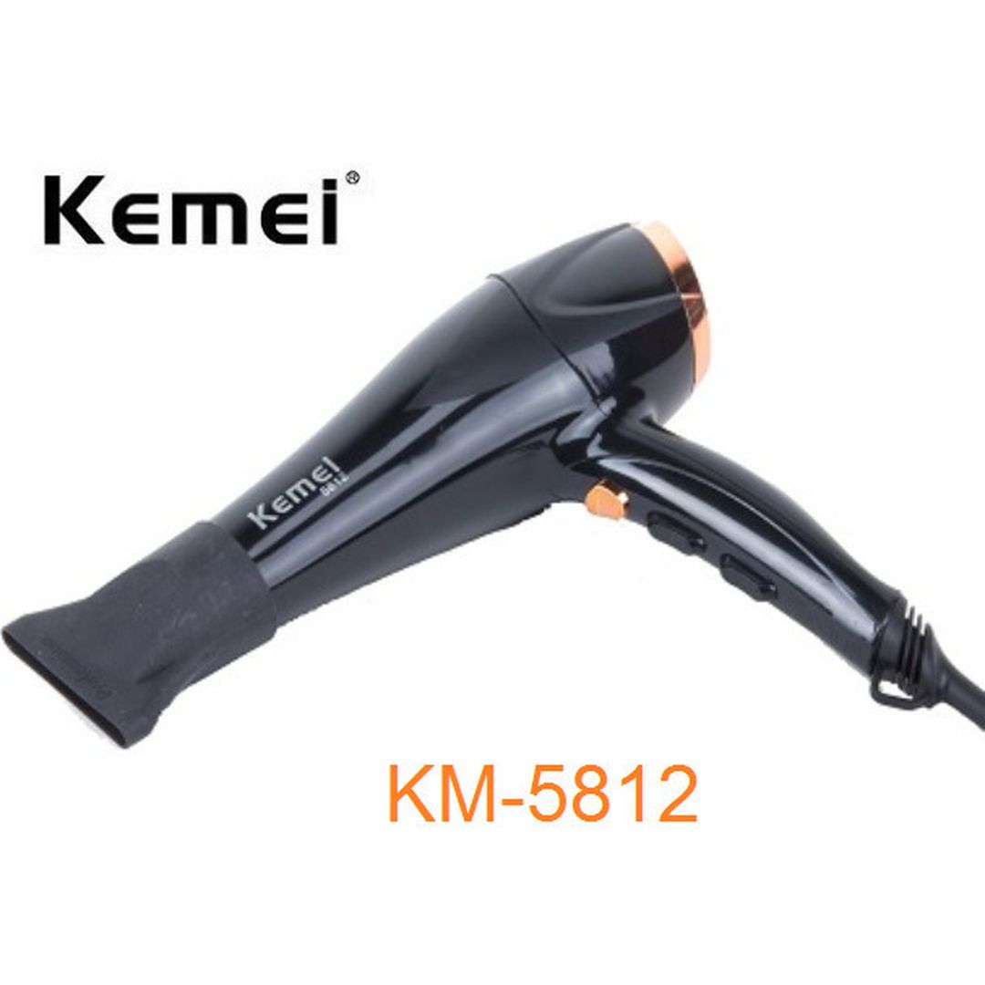 Kemei KM-5812 Επαγγελματικό Πιστολάκι Μαλλιών 3500W