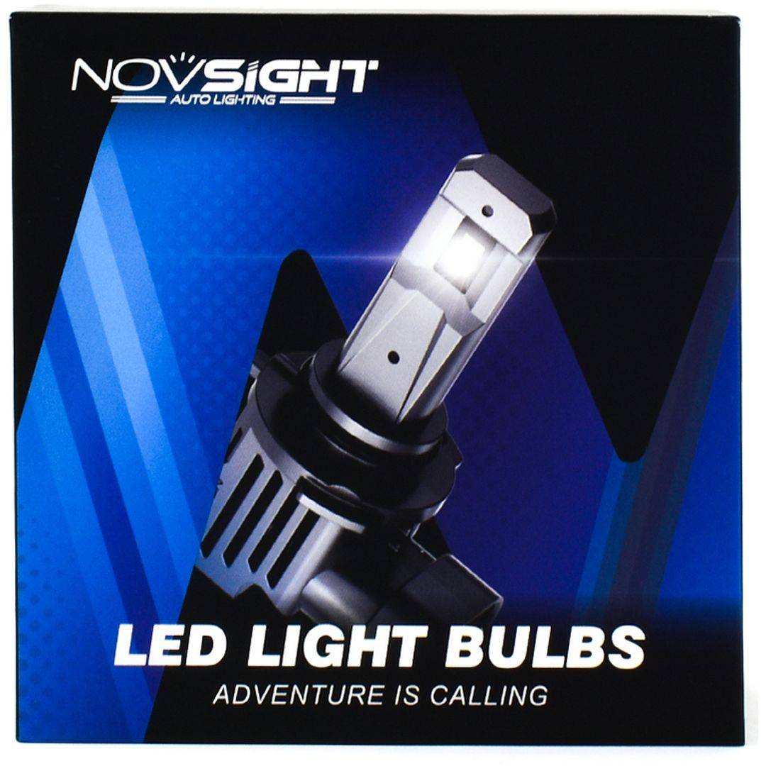 NovSight Λάμπες Αυτοκινήτου H4 LED 6500K Ψυχρό Λευκό 100W 2τμχ A500-N62-H4