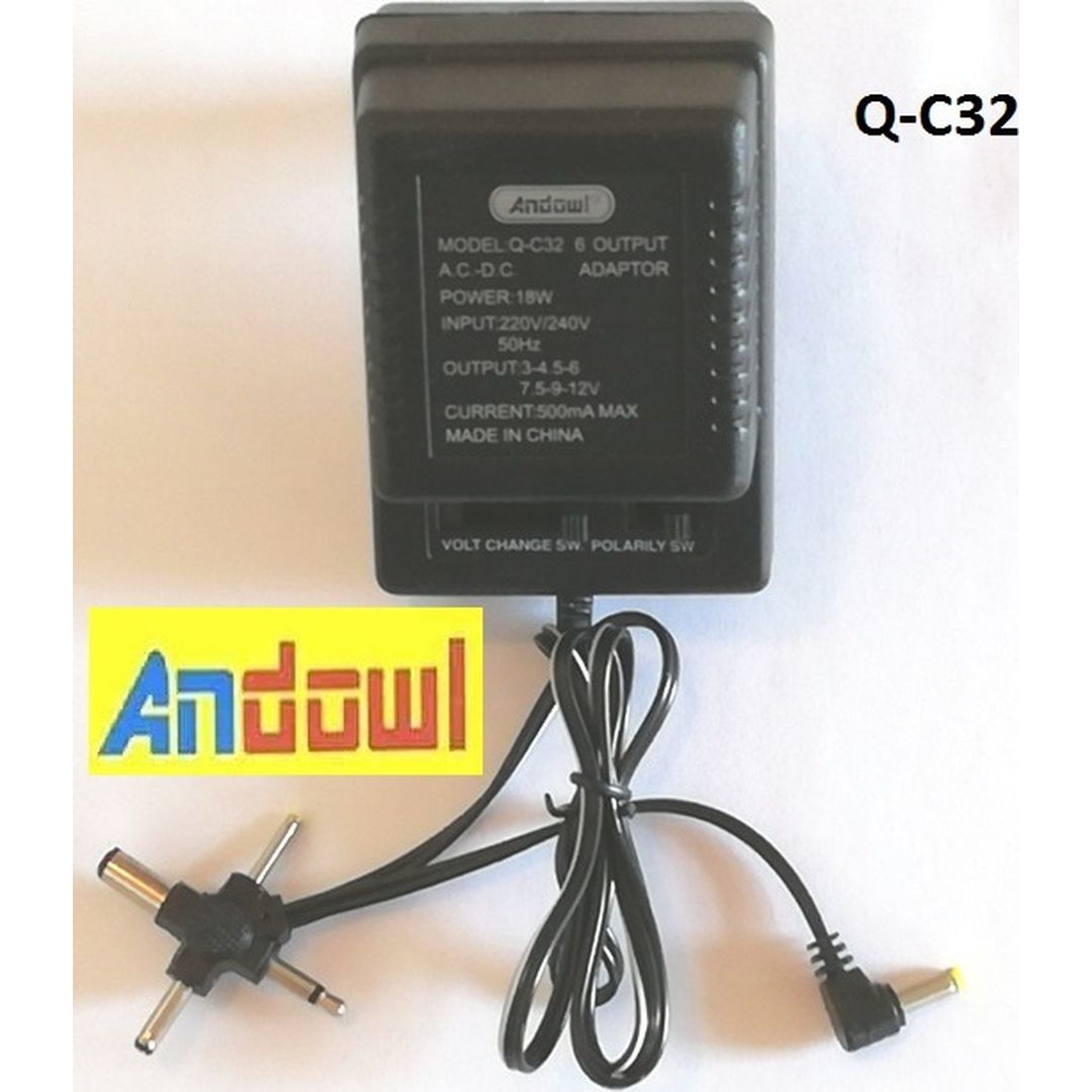 Andowl Q-C32 Universal Τροφοδοτικό 12V 0.5A 18W