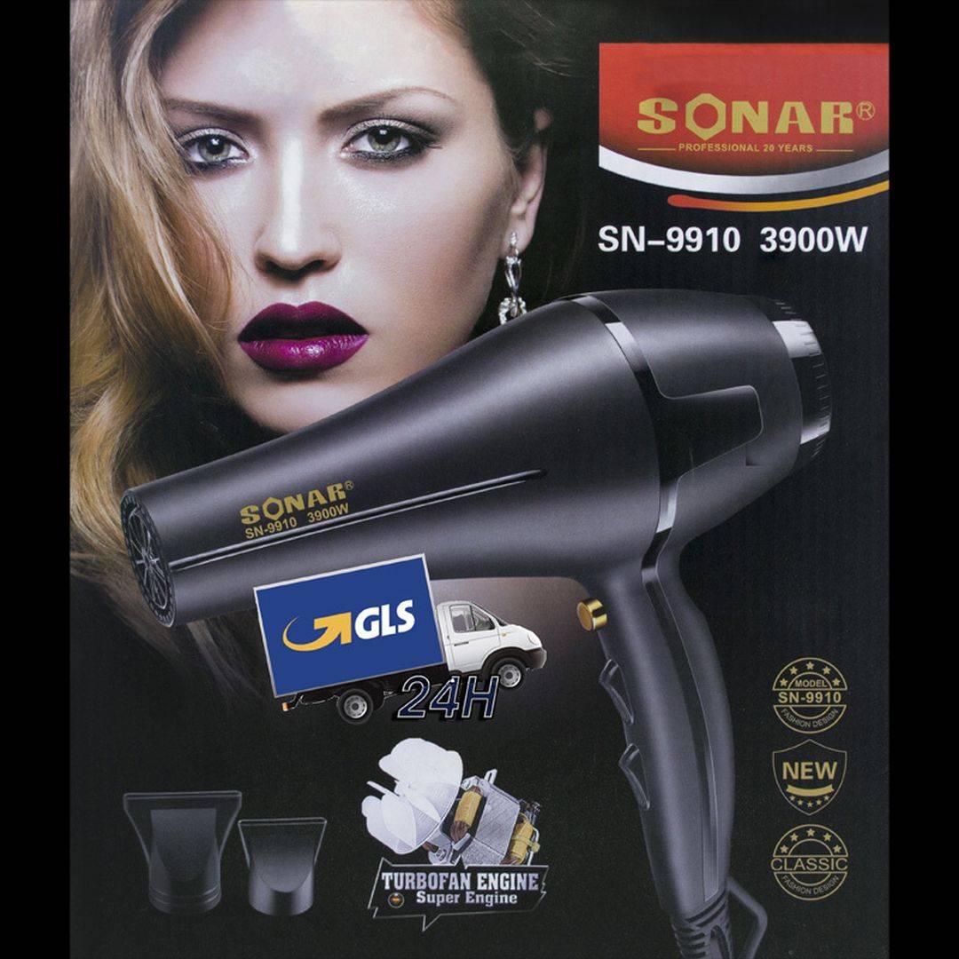 Sonar SN-9910 Επαγγελματικό Πιστολάκι Μαλλιών 3900W