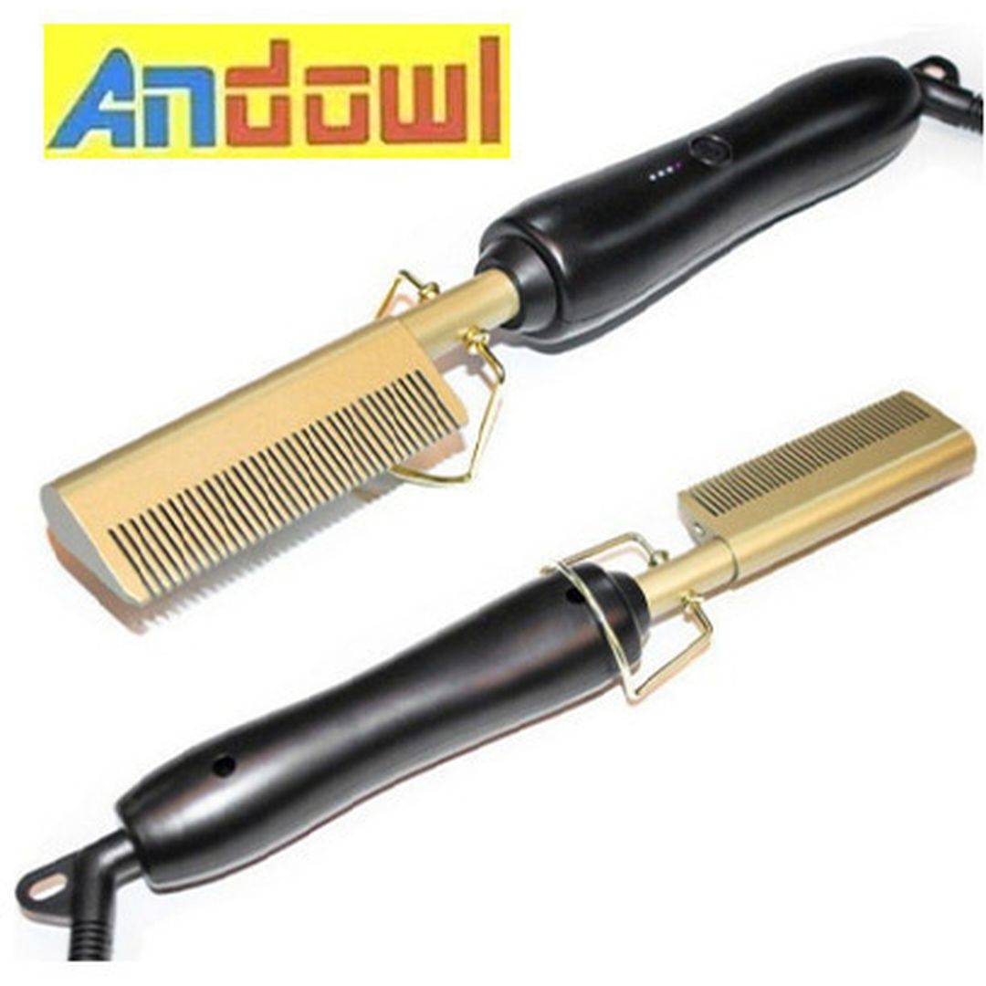 Andowl Q-M633 Ηλεκτρική Χτένα για Ίσιωμα Μαλλιών και Γενειάδας