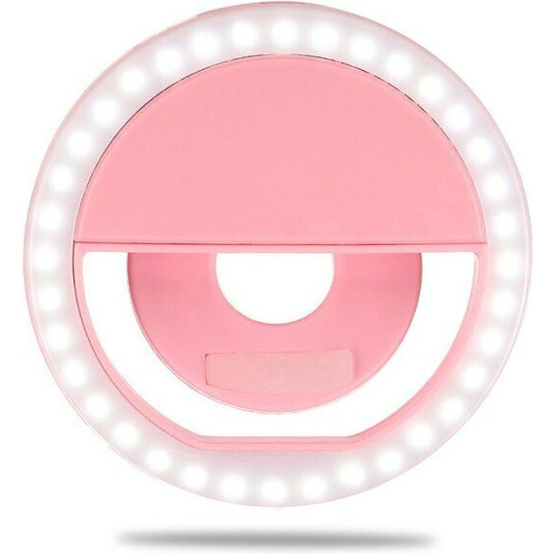 Andowl Q-C15 Mini Selfie Ring Light με 36 LED για Φωτεινές Φωτογραφίες Λευκό