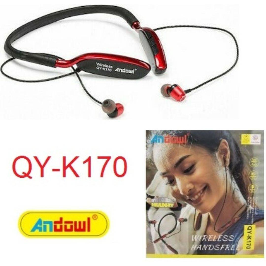 Andowl QY-K170 In-ear Bluetooth Handsfree Ακουστικά Κόκκινα