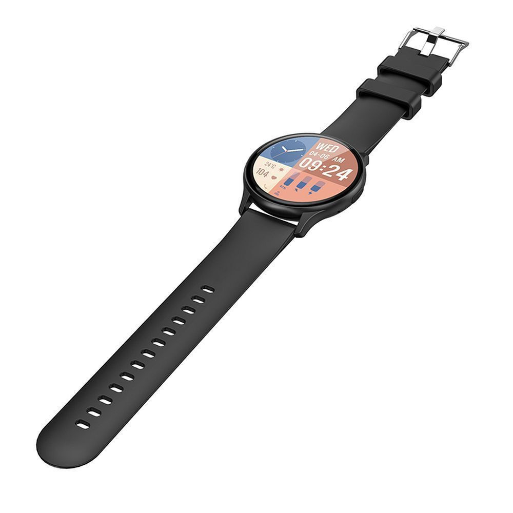 Hoco Y15 Aluminium Smartwatch με Παλμογράφο (Μαύρο)