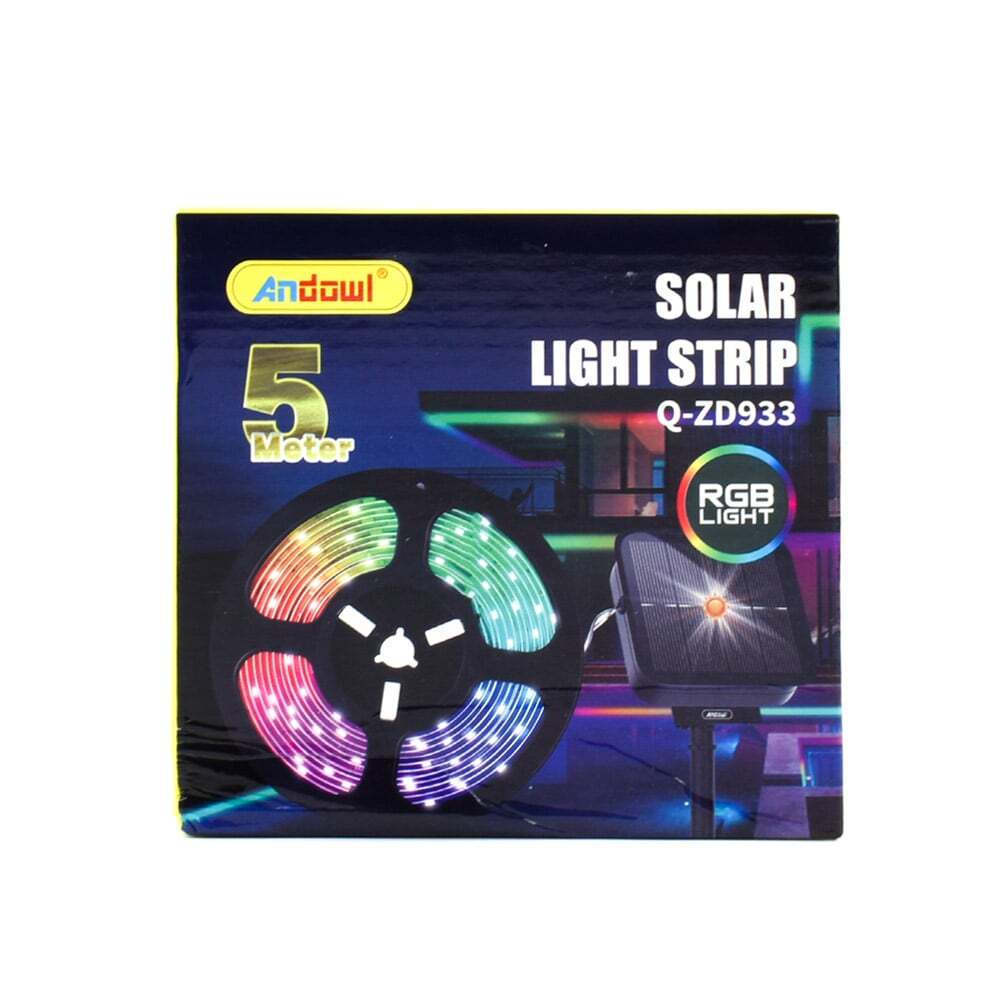 Andowl Κρεμαστό Ηλιακό Φωτιστικό RGB με Τηλεχειριστήριο Q-ZD933