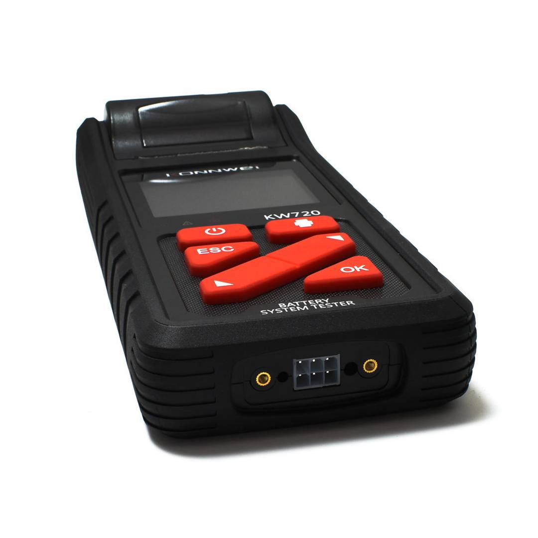 Konnwei KW720 Ψηφιακό Battery Tester με Κροκοδειλάκια