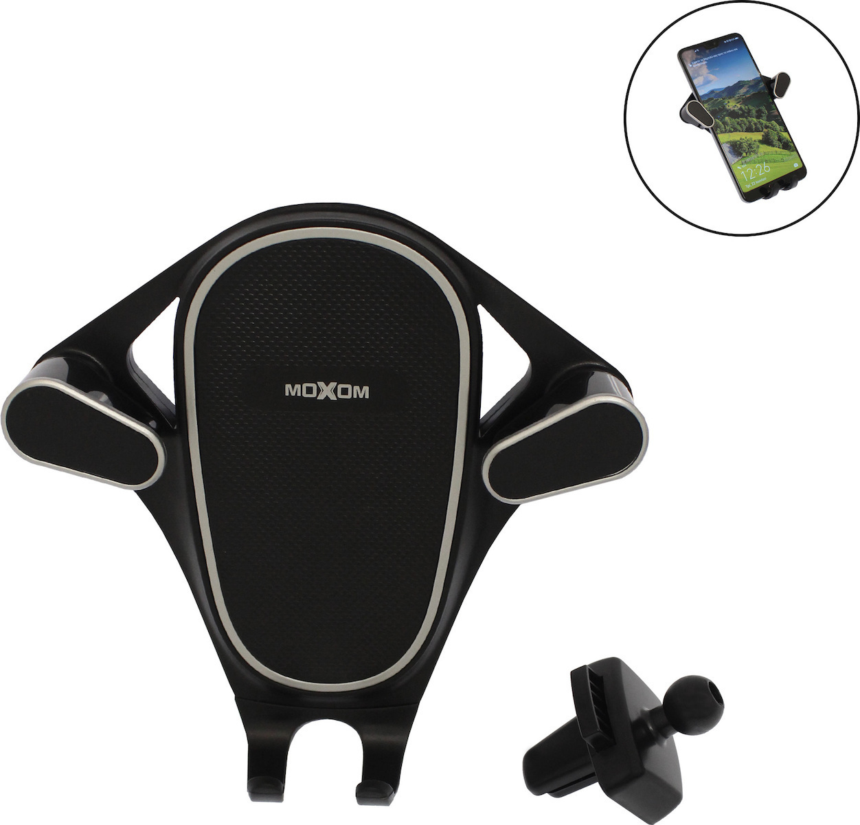 Moxom Βάση Κινητού Αυτοκινήτου MX-VS06 Βάση Στήριξης Smartphone 3.5 - 5.5