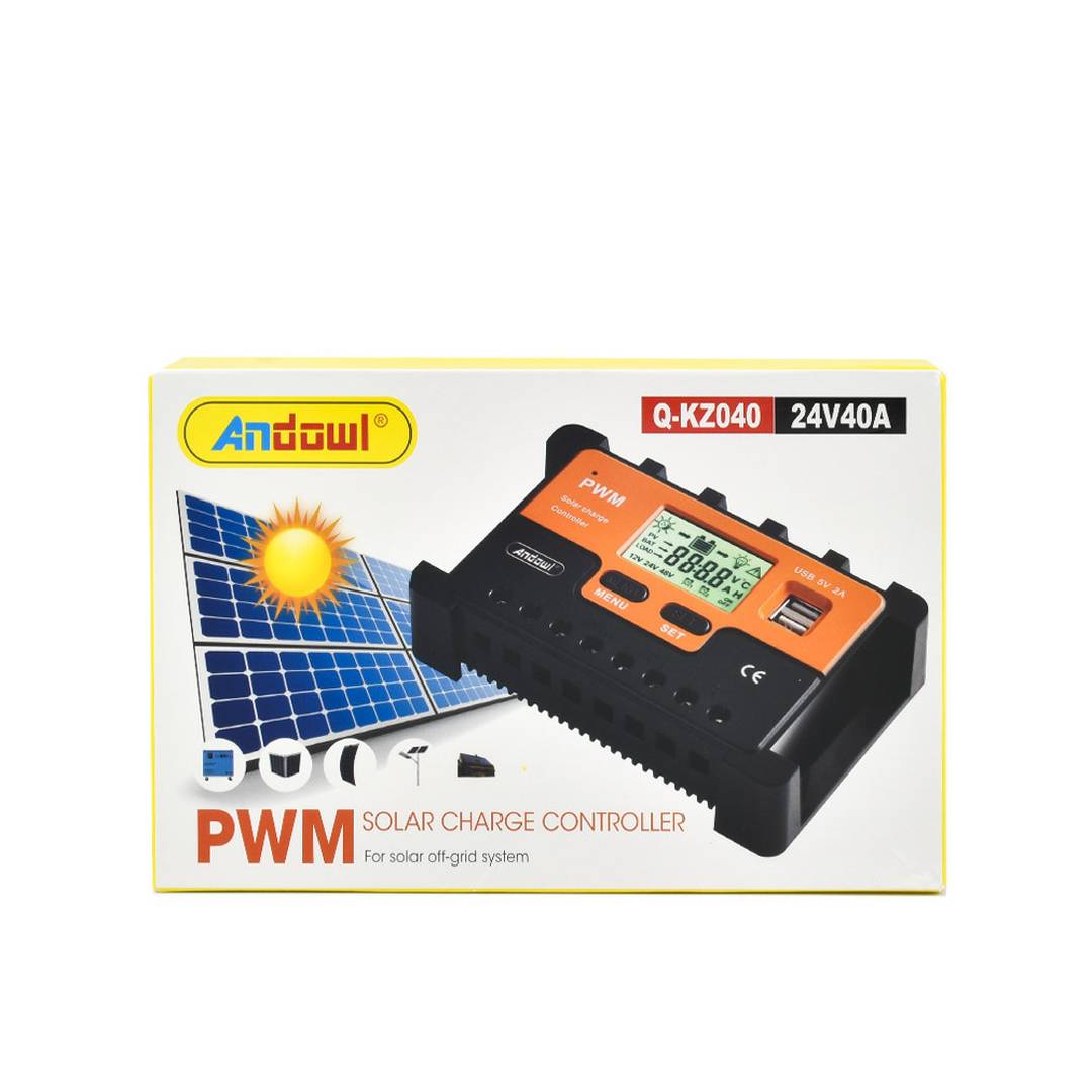 Andowl Q-KZ040 Ρυθμιστής Φόρτισης PWM 12V 40A