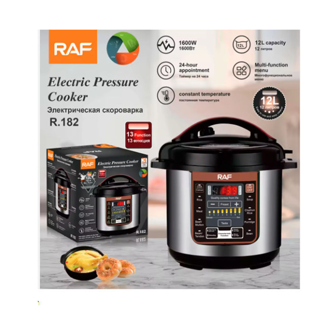 Raf Rice Cooker 1.6kW με Χωρητικότητα 12lt R-182