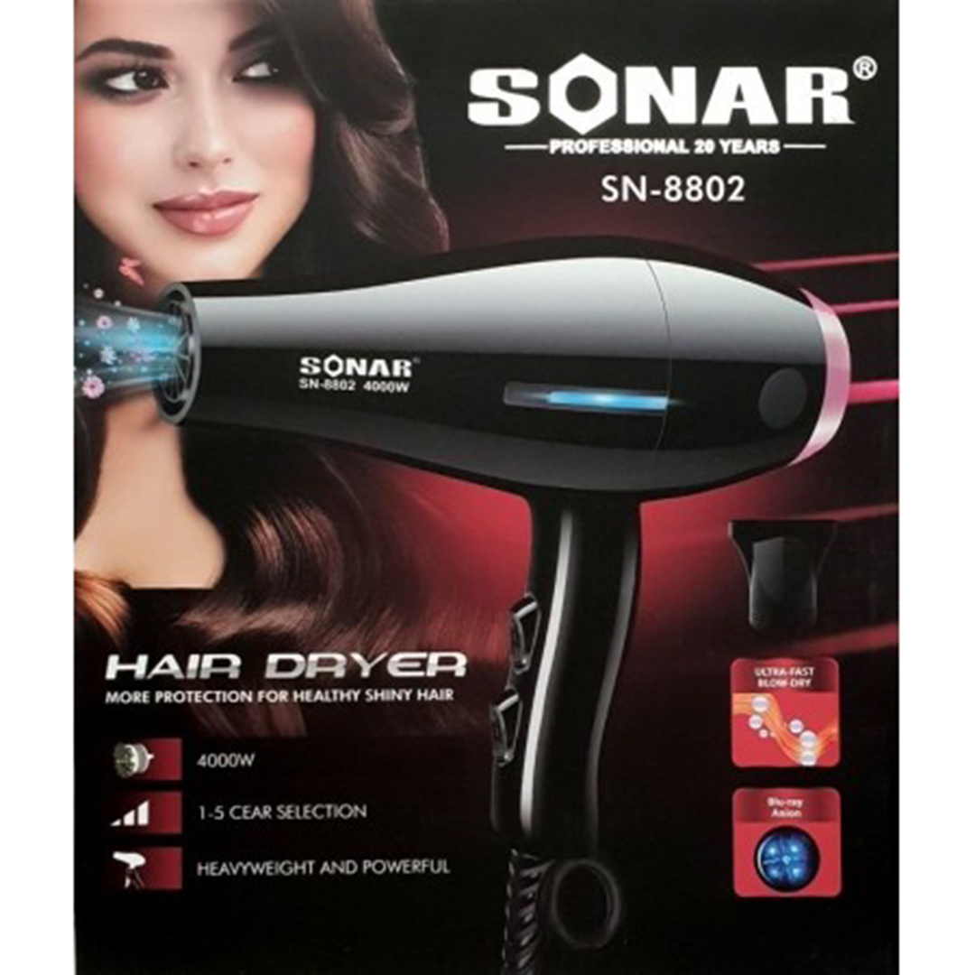 Επαγγελματικό πιστολάκι μαλλιών Sonar SN-8802