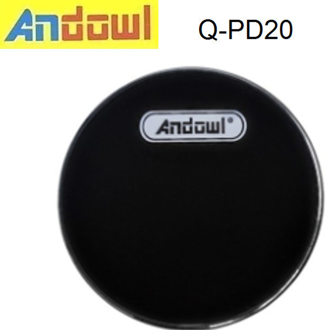 Andowl Ασύρματος Φορτιστής (Qi Pad) 15W Μαύρος (Q-PD20)