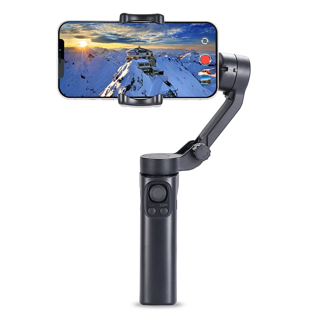 Techsuit Gimbal Κινητού Μαύρο F5PLUS