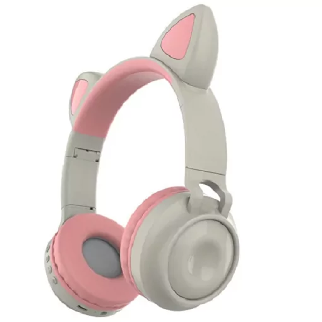 Ασύρματα,ενσύρματα on ear ακουστικά Andowl Q-EM51 σε λευκό χρώμα