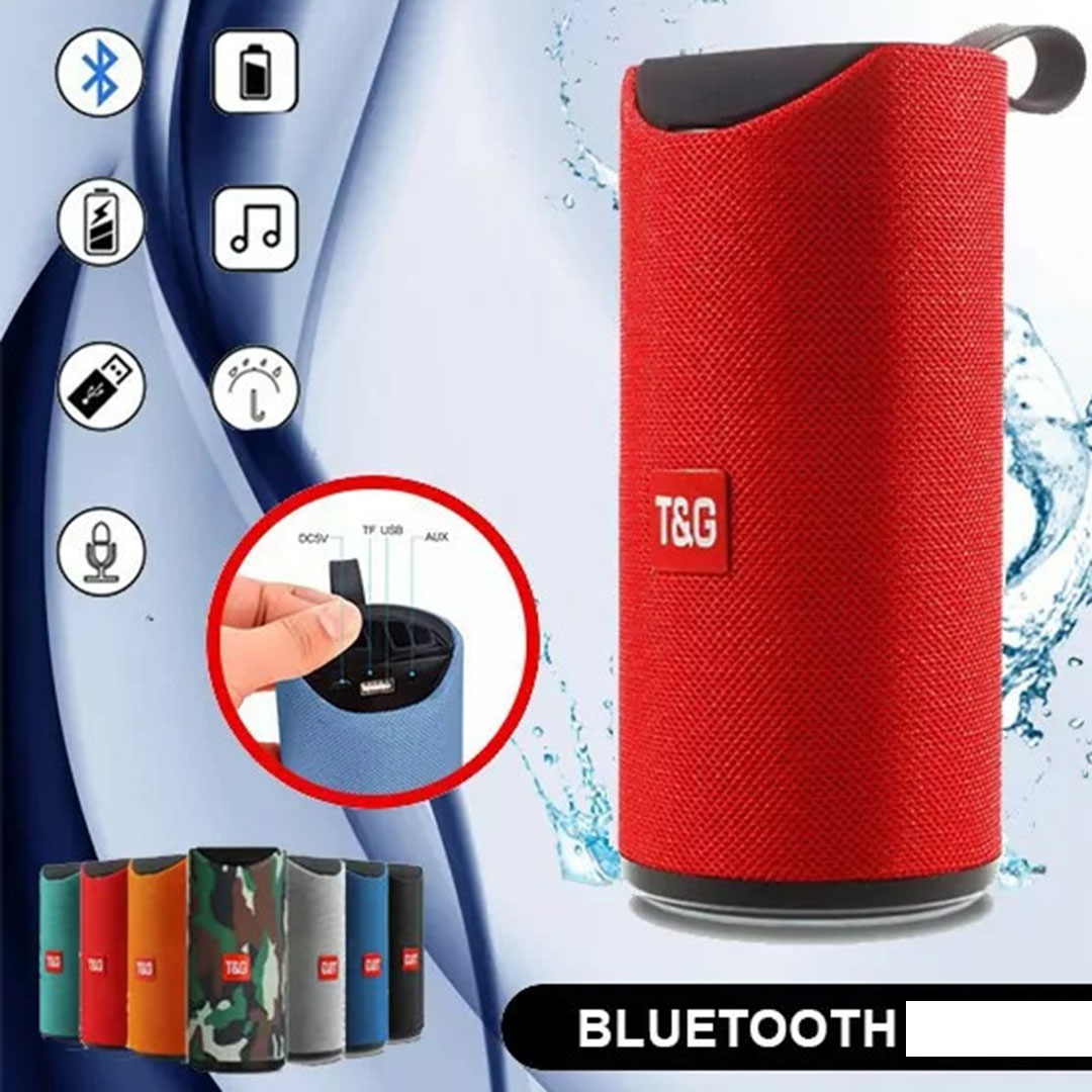 Φορητό μίνι ηχείο wireless bluetooth T&G TG-113 κόκκινο