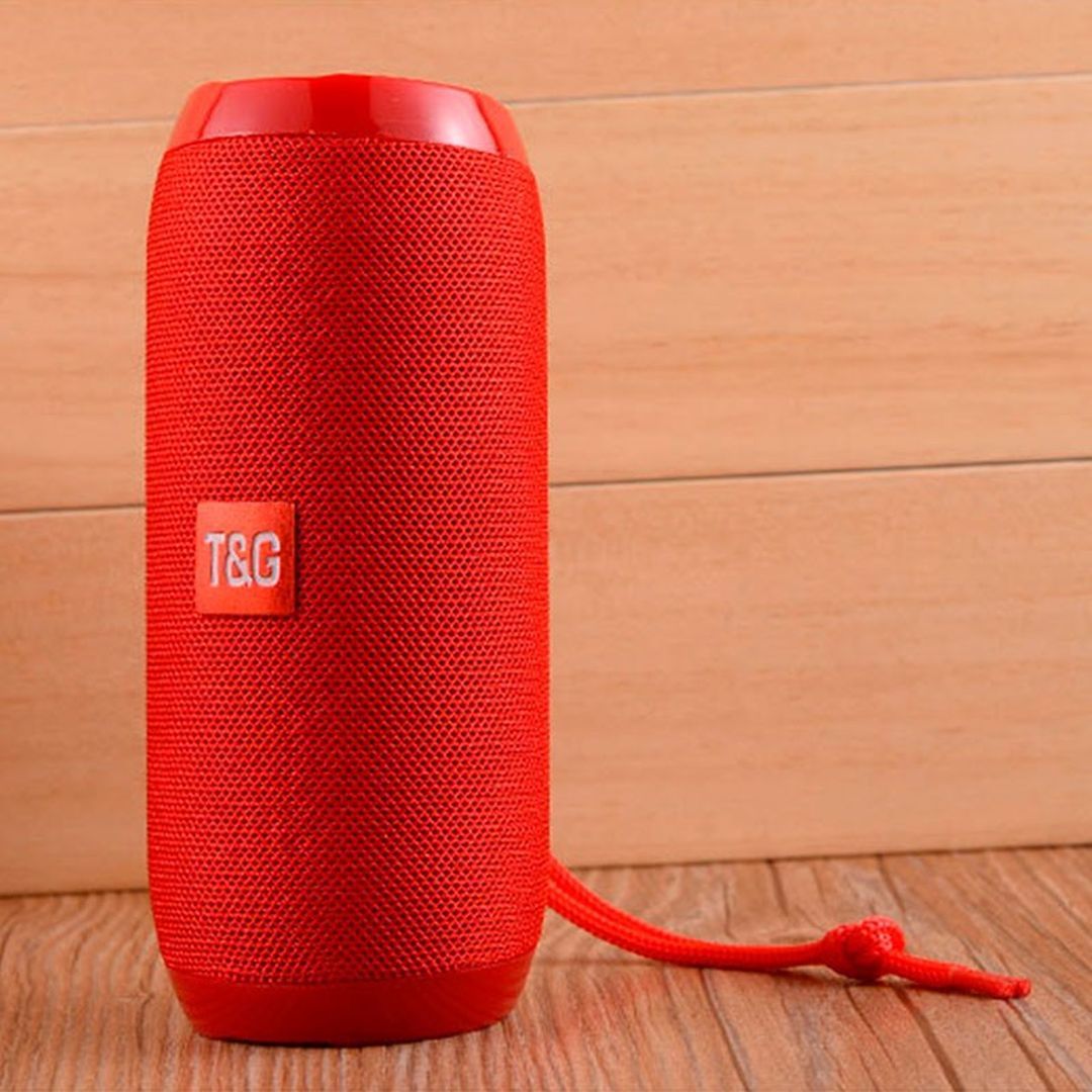 Φορητό Bluetooth Ηχείο T&G TG-117 σε κόκκινο χρώμα