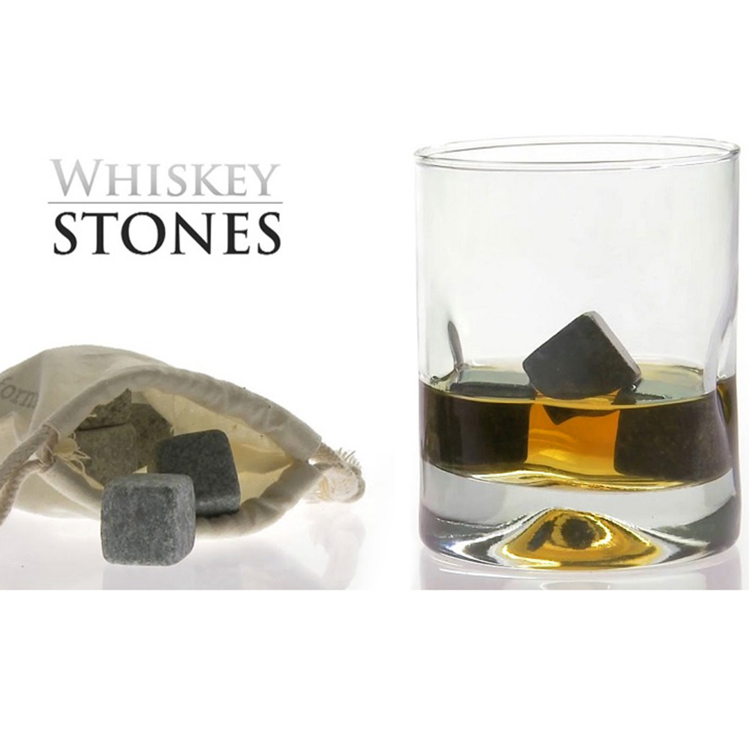 Παγάκια whisky stones που δεν λιώνουν σετ 6 τμχ