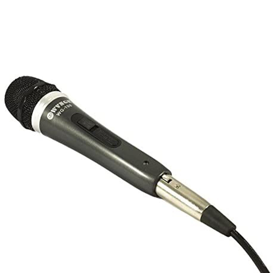 Επαγγελματικό μικρόφωνο για karaoke με καλώδιο 5m WG-198 σε μαύρο χρωμα