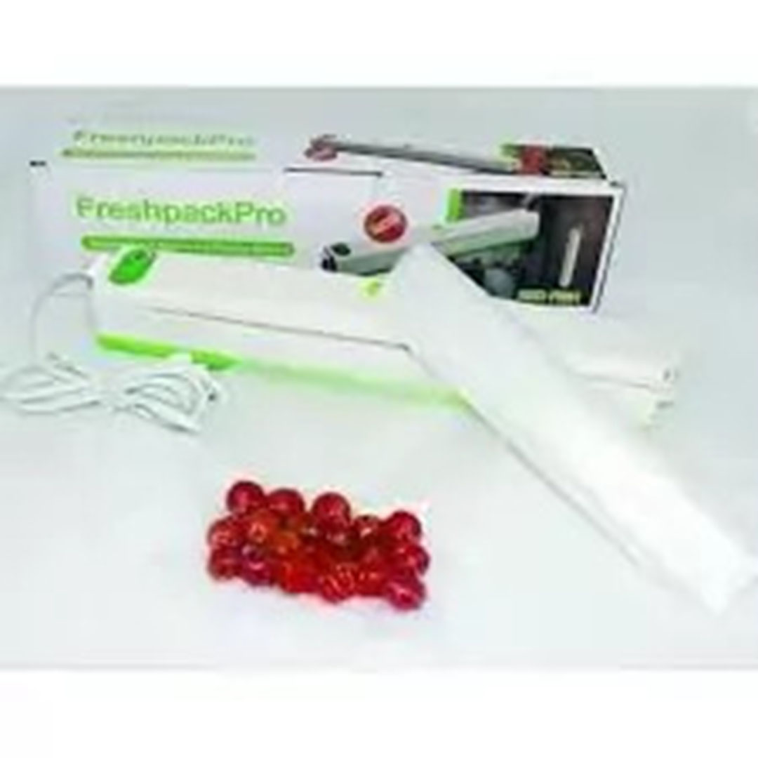 Συσκευή αεροστεγούς σφραγίσματος τροφίμων κενού αέρος FreshpackPro πράσινο