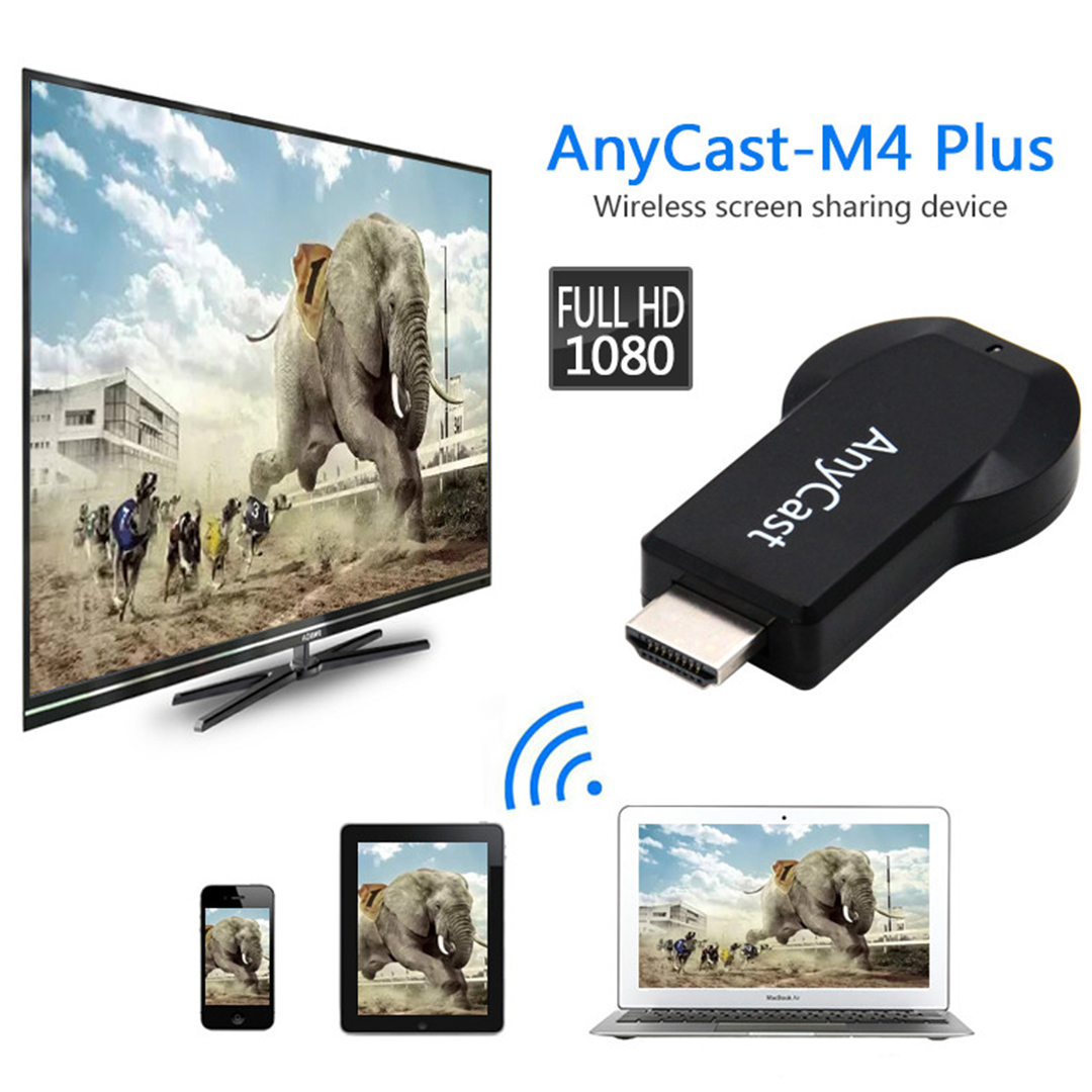 Smart TV Stick WiFi Display for IOS & Android, ασύρματο HDMI Media Video 1080P, προσαρμογέας Dongle  Anycast M4 Plus