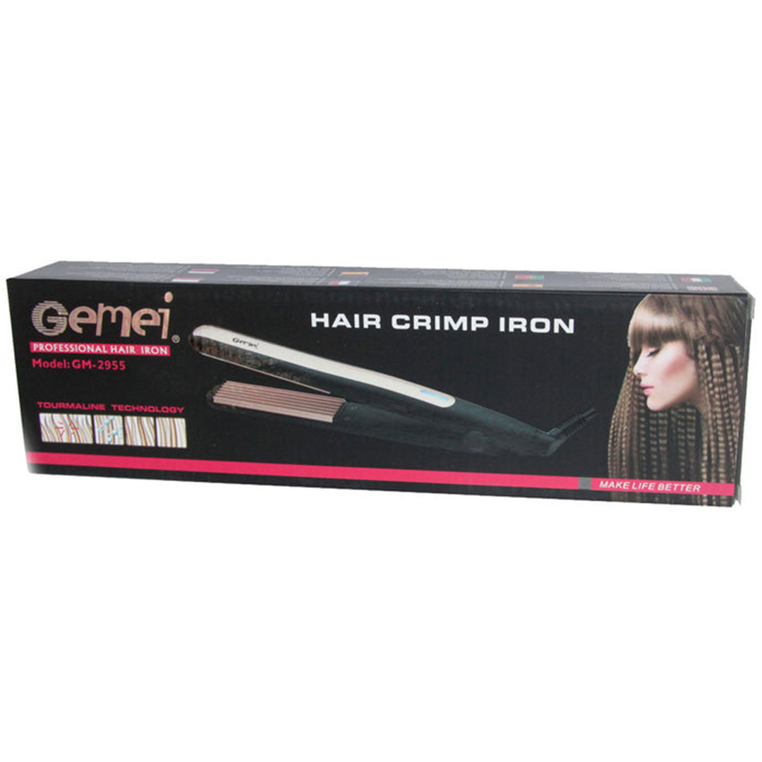 Συσκευή ισιώματος μαλλιών με κεραμικές πλάκες Gemei GM-2955