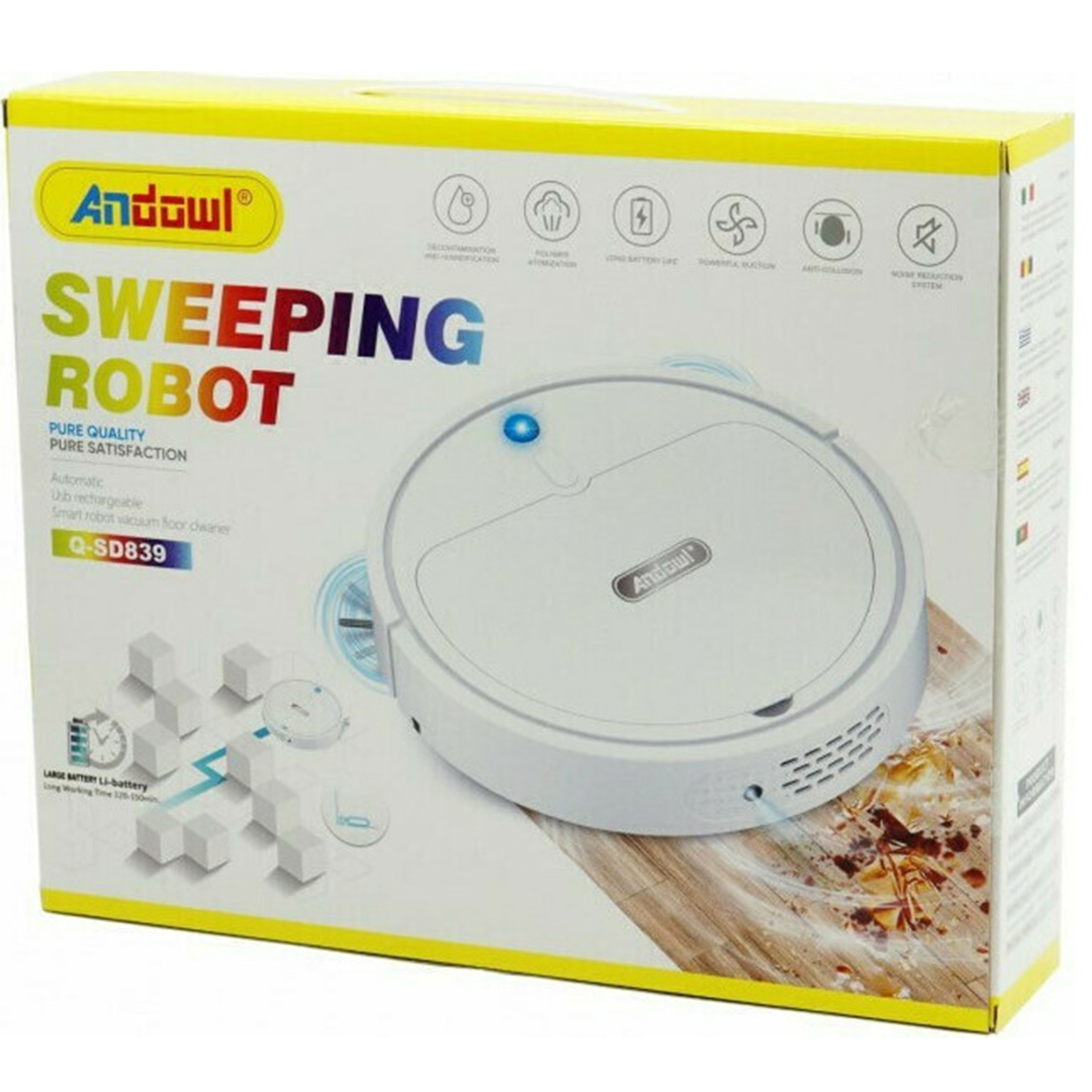 Έξυπνο σκουπάκι ρομπότ Andowl Q-SD839