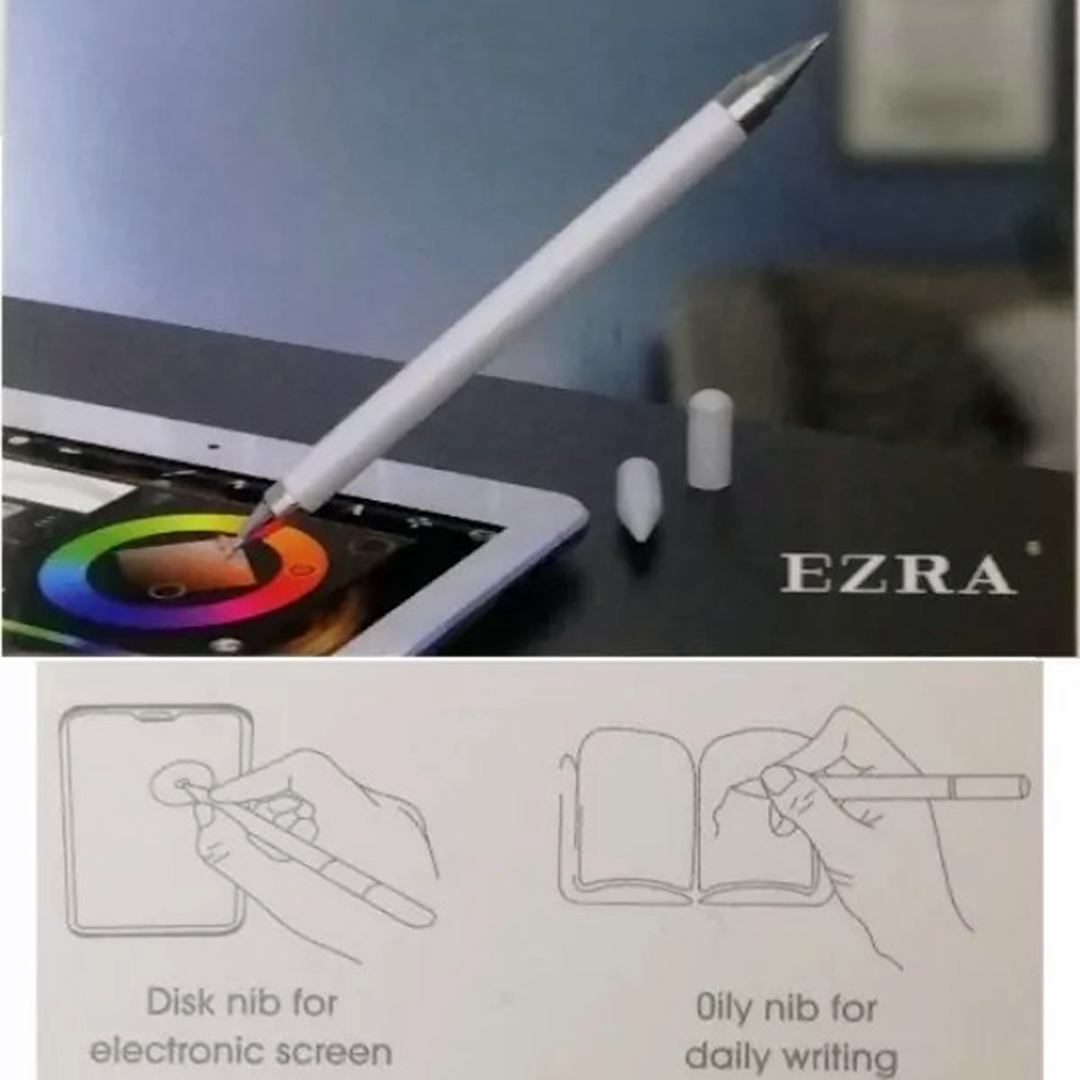Στυλό επαφής πολλαπλών λειτουργιών 15,6x1cm EZRA TP04 μαύρo