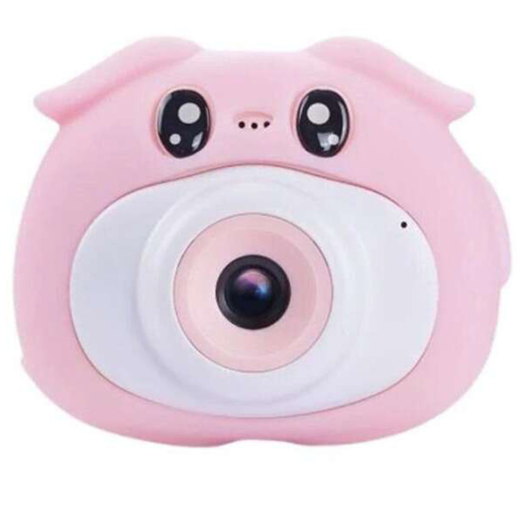 Παιδική φωτογραφική μηχανή κάμερα ροζ γουρουνάκι Andowl Q-CR50