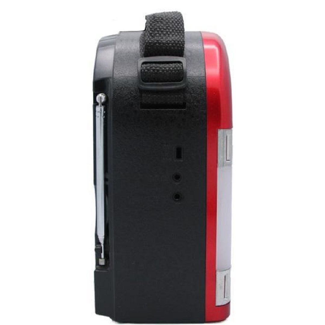 Retro φορητό ραδιόφωνο επαναφορτιζόμενο με USB CMiK MK-166BT κόκκινο