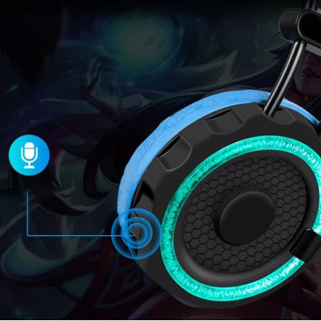Ακουστικά gaming με RGB φωτισμό Andowl Q7