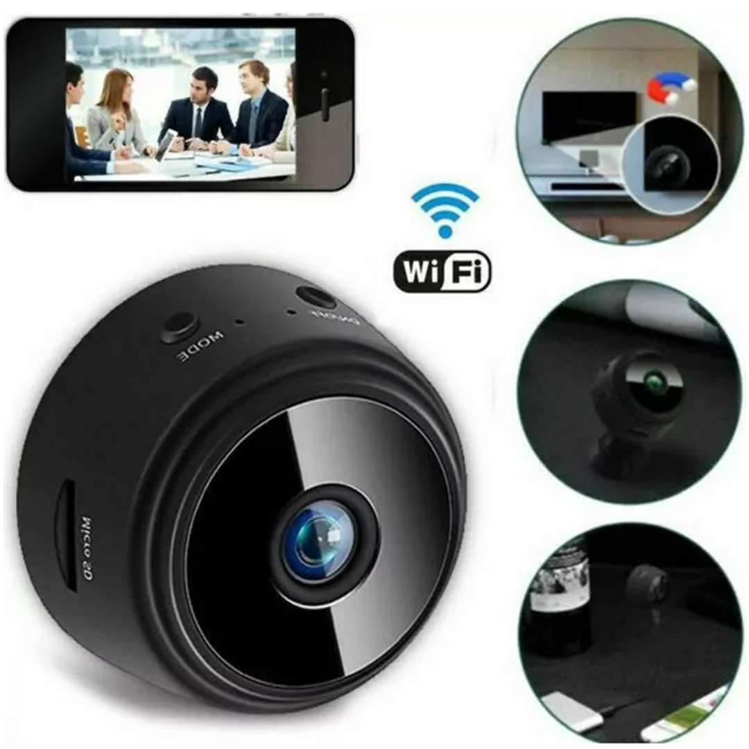 Ασύρματη φορητή κρυφή κάμερα παρακολούθησης με υποδοχή για κάρτα μνήμης IP Mini Cam 1080p A9-883570