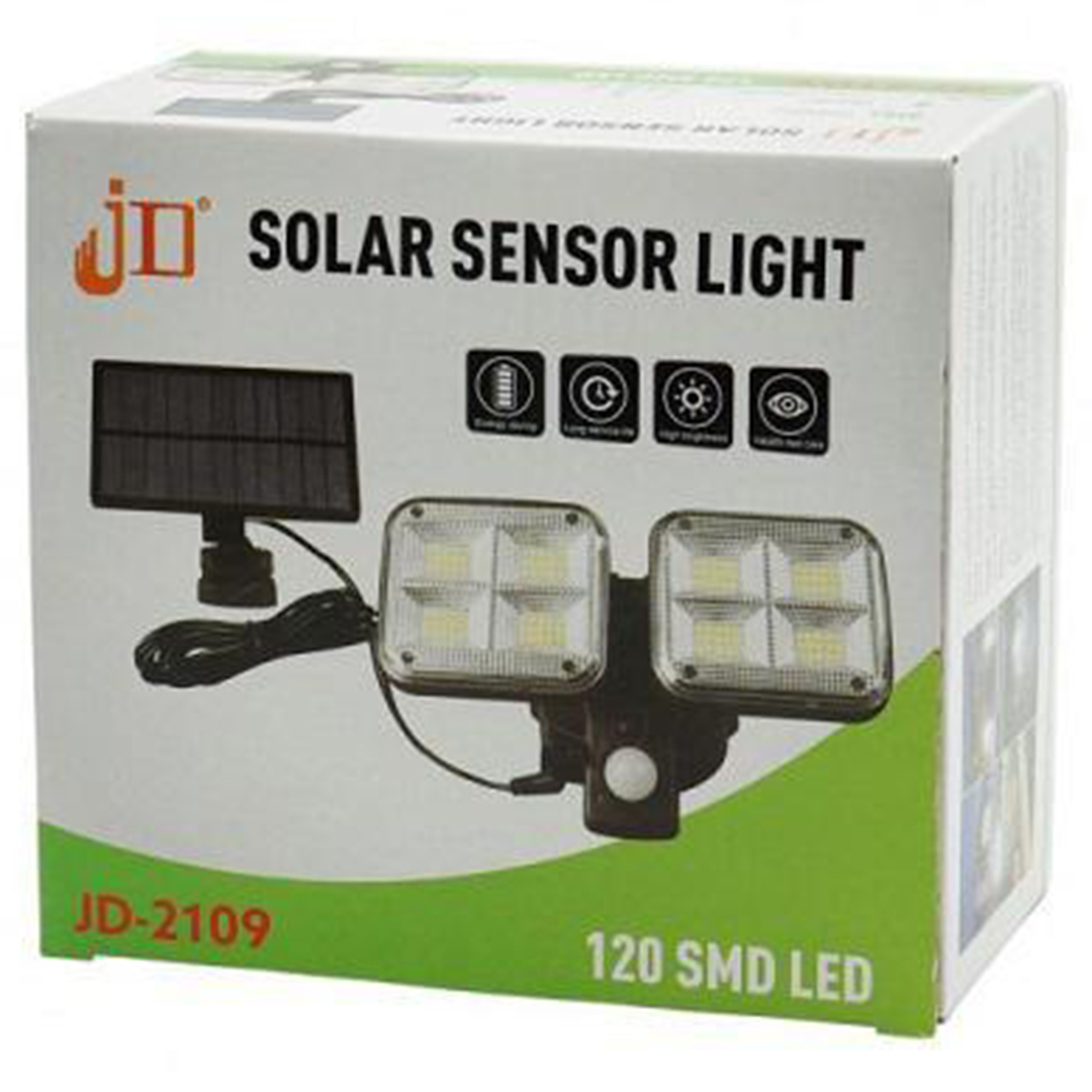 Ηλιακός προβολέας solar sensor light 120Led JD-2109