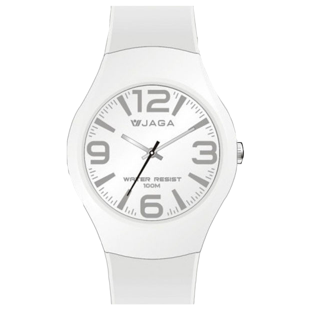 Jaga 14102 Unisex Ρολόι Λευκό